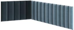 ELTAP Quadratta 100x220x50 kárpitozott panel, kék - mindigbutor