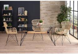 Halmar Allegro asztal fekete / bükkfa