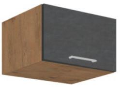 TEMPO KONDELA Felsőszekrény, tölgy lancelot/szürke matt, VEGA 60 NAGU-36 1F - smartbutor