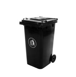 Mirpol Hulladéktároló 240L fekete (5902659144430) - homelux
