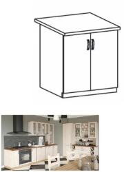 TEMPO KONDELA Alsószekrény, fehér/északi sosna, ROYAL D60 - mindigbutor