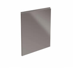 TEMPO KONDELA Előlap mosogatógéphez, fehér/szürke extra magasfényű HG, 44, 6x57, AURORA - smartbutor