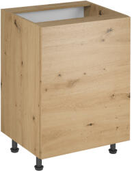 TEMPO KONDELA Alsó szekrény, artisan tölgy, univerzális, LANGEN D60 - smartbutor