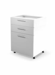 Halmar VENTO DS3-60/82 alsó fiókos szekrény, szín: fehér/fehér