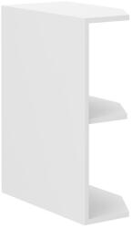 TEMPO KONDELA Alsó polcos szekrény, fehér, LULA 30 D ZAK BB - mindigbutor