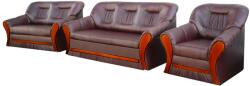 Milo Oregon 3+2+1 garnitúra, bordó - mahagóni fabetét - mindigbutor