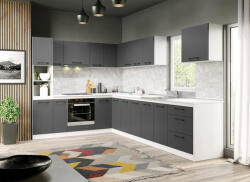 Mobiro Maia szürke konyhabútor - 40 - 230/321, 6 cm - smartbutor