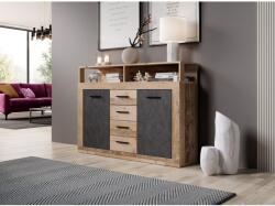 WIPMEB Luna Midi B Komód 2d4s Old Style Light/matera - mindigbutor