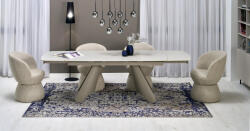 Halmar SALIX bővíthető étkezőasztal, téglalap alakú, szín: travertin/kasmír - smartbutor