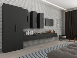 Mobiro Star Nappali Szekrénysor C25-Antracit Szürke színben - smartbutor