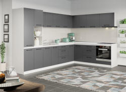 Mobiro Maia szürke konyhabútor - 36 - 320/221, 6 cm - smartbutor