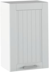 TEMPO KONDELA Felső szekrény, világosszürke/fehér, JULIA TYP 5 - mindigbutor