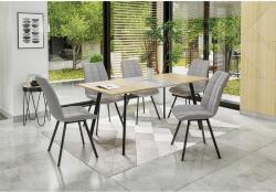 Halmar Albon bővíthető étkezőasztal, sonoma / szürke - mindigbutor