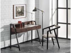 Halmar B47 íróasztal dió / fekete - mindigbutor