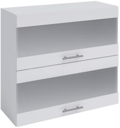 TEMPO KONDELA felsőszekrény, fehér, FABIANA W - 80K2S - smartbutor