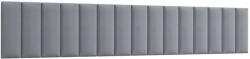 ELTAP Quadratta 300x60 kárpitozott panel, szürke - smartbutor