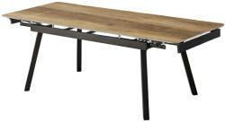 Fortrade Kihúzható asztal cupra (150+30+30)x90x76 cm natúr (john 120+30+30x85 - kerámia, tölgy-a fa színben) - mindigbutor