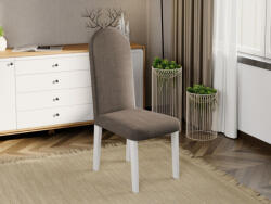 Laguna Grand szék, barna színben, fehér lábakkal