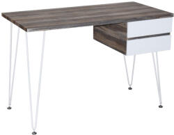 Fortrade Tiara irodai asztal (fehér + dió) - smartbutor