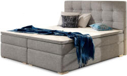 Eltap Inez 140x200 boxspring ágy szürke - smartbutor - 231 700 Ft
