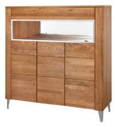 Wipmeble LATINA 48 vitrin tölgy mézes - smartbutor