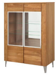 Wipmeble LATINA 15 vitrin tölgy mézes - smartbutor