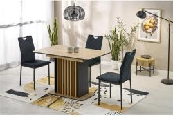 Halmar WILSON bővíthető étkezőasztal, téglalap alakú, szín: artisan tölgy/fekete - mindigbutor