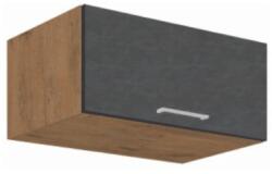 TEMPO KONDELA Felsőszekrény, tölgy lancelot/szürke matt, VEGA 80 NAGU-36 1F - mindigbutor