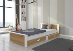 ADRK Ágy matraccal ALDEX 200x90, Fehér, Artisan - smartbutor