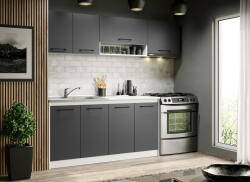 Mobiro Maia szürke konyhabútor - 12 - 223, 2 cm - smartbutor