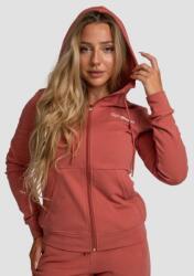 GymBeam Limitless női cipzáras pulóver Cinnamon XXL