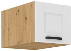 TEMPO KONDELA Felső szekrény, fehér/artisan tölgy, LULA 40 NAGU-36 1F - smartbutor
