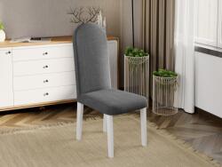 Laguna Grand szék, sötétszürke színben, fehér lábakkal