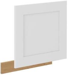 TEMPO KONDELA Ajtó mosogatógéphez, fehér/artisan tölgy, LULA ZM 570x596 - mindigbutor