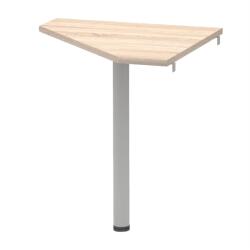 TEMPO KONDELA Sarokasztal, tölgy sonoma/fém, JOHAN 2 NEW 06 - mindigbutor - 19 350 Ft