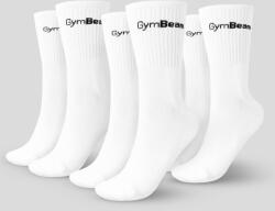 GymBeam Ponožky 3/4 Socks 3Pack White L