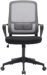 TEMPO KONDELA Irodai szék, szürke/fekete, SALOMO TYP 3 - mindigbutor