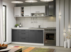 Mobiro Lorand szürke-fehér konyhabútor - 07 - 183, 2 cm