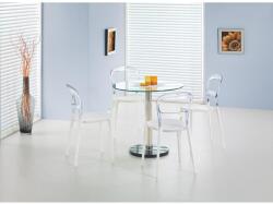 Halmar CYRYL asztal, átlátszó