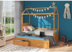 ADRK Jonaszek házikó ágy 200x90, Égerfa - mindigbutor