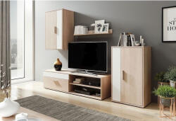 Wipmeble BERNO nappali sor (Sonoma tölgy-fehér) - smartbutor