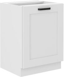 TEMPO KONDELA Alsó szekrény, fehér, LULA 60 D 1F BB - smartbutor