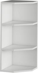 TEMPO KONDELA Sarokszekrény, fehér, JULIA TYP 3 - mindigbutor