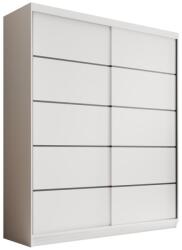 ADRK Tolóajtós szekrény Hannah 180, Fehér, Fehér