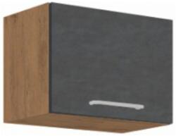 TEMPO KONDELA Felsőszekrény, tölgy lancelot/szürke matt, VEGA 50 GU-36 1F - mindigbutor