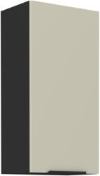 TEMPO KONDELA Felső szekrény, cashmere/fekete, ARAKA 45 G-90 1F - smartbutor