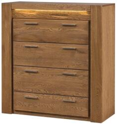WIPMEB VELVET 75 (komód 4S) tölgy RUSTICAL