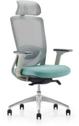 Fortrade Sinem irodai szék (szürke + zöld) - smartbutor