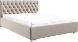 Miló Bútor St1 ágyrácsos ágy, világosbézs (180 cm)