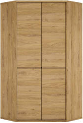 TEMPO KONDELA Sarokszekrény, shetland tölgy, SHELDON TYP 21 - smartbutor